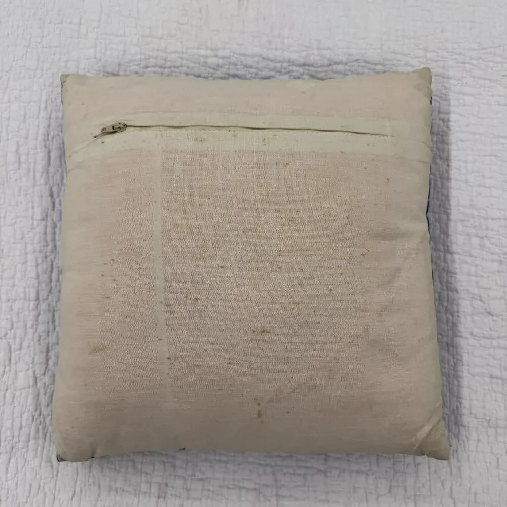Vintage Hand Made Quilted 14 Inch Pillow